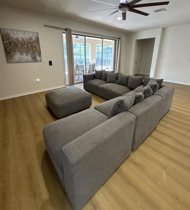 Tidy living room